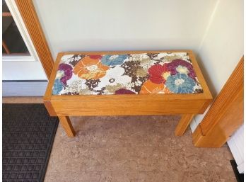 Custom Built Wood Bench Seat