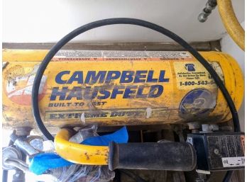 Campbell Hausfeld Extreme Duty 4 Gallon Air Compressor With Long Hose And Accessories