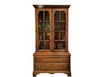 Statton Trutype Americana 2 Drawer Breakfront Hutch