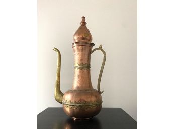 Middle Eastern - Dallah Style Copper Coffee Pot