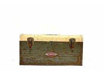 Vintage - Craftsman Tool Box With Top Tray