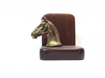 Brass Equestrian Book End