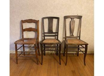 Trio Of Antique Chairs