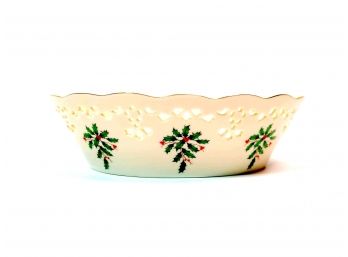 Lenox Holiday Oval Bowl