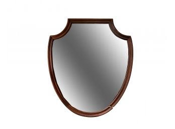 Antique - Mahogany Framed Shield Shape Mirror*