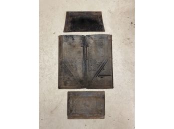 Architectural Salvage - Decorative Cast Iron Fireplace Doors & Components