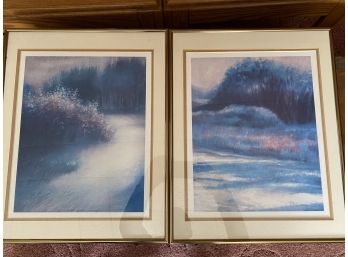 2 Framed And Matted Vintage Prints