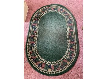 Green Oval Area Rug