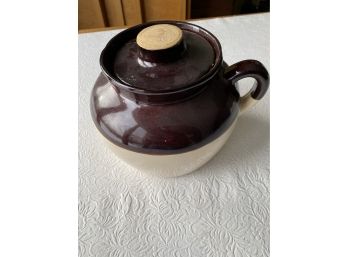 Vintage Brown Pottery Jug