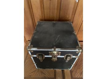 Rare Square Vintage Storage Trunk