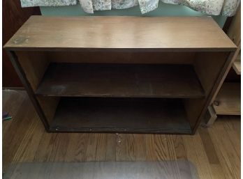 2 Shelf Wood Shelving Unit