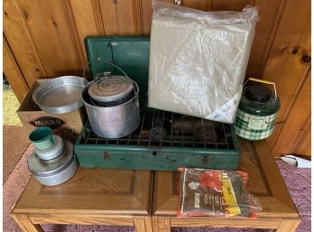 Vintage Camping Cooking Gear & More