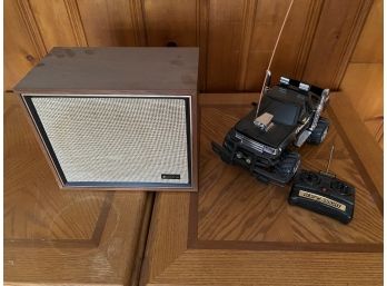 Vintage Criterion Speaker And RC Truck