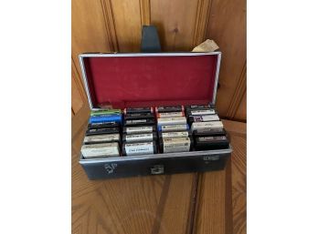 Collection Of Vintage 8 Track Cassette Tapes