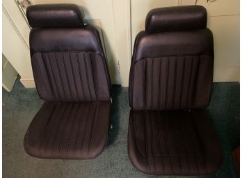 Set Of Black 69 Pontiac Grand Prix Seats