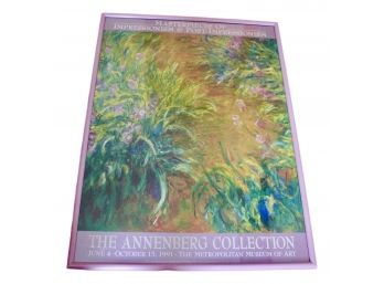 Framed 1991 Claude Monet MoMA Poster - The Annenberg Collection