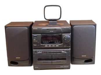 Aiwa Compact Stereo System With CD3 (Model NSX-3500)