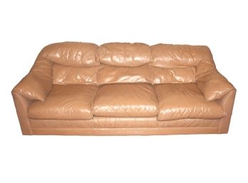 Emerson Three Cushion Leather Sofa