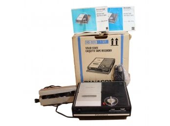 Vintage Panasonic (Model RQ-203S) Cassette Tape Recorder In Original Box With Manual RQ-203S