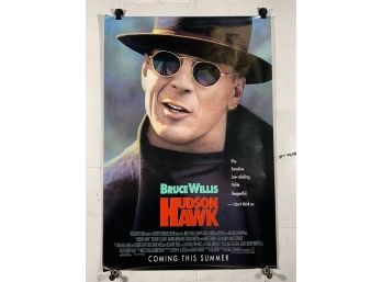 Hudson Hawk Vintage Rolled One Sheet Movie Theater Poster