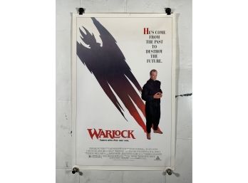 Warlock Vintage Rolled One Sheet Movie Theater Poster