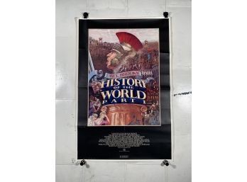 Mel Brooks History Of The World Vintage Rolled One Sheet Theater Poster