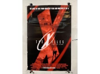 The X Files Vintage Rolled One Sheet Movie Theater  Poster