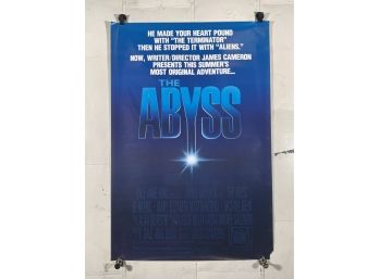 The Abyss Vintage Rolled One Sheet Movie Theater Poster