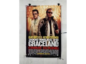 3000 Miles From Graceland Vintage Rolled One Sheet Movie Theater Poster