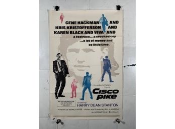 Cisco Pike Vintage Rolled One Sheet Movie Theater Poster