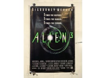 Alien 3 Vintage Rolled One Sheet Movie Theater Poster