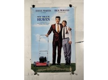 My Blue Heaven Vintage Rolled One Sheet Movie Theater Poster