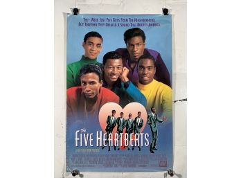 The Five Heartbeats Vintage Rolled One Sheet Movie Theater Poster