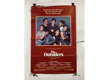 The Outsiders Vintage Rolled One Sheet Movie Theater Poster