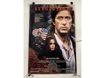 Pacino In Revolution Vintage Rolled One Sheet Movie Theater Poster