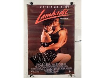 Lambada Vintage Rolled One Sheet Movie Theater Poster