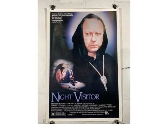 Night Visitor Vintage Rolled One Sheet Movie Theater Poster