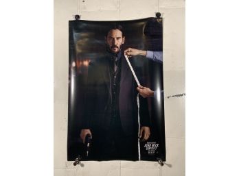 John Wick 2 Vintage Rolled One Sheet Double Sided Movie Theater Poster