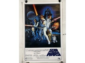 Star Wars Style C Vintage Rolled One Sheet Movie Theater Poster