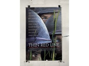 The Thin Red Line Vintage Rolled One Sheet Movie Theater Poster