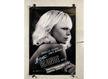 Atomic Blonde Vintage Rolled One Sheet Movie Theater Poster