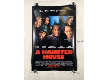 A Haunted House Vintage Rolled One Sheet Movie Theater Poster