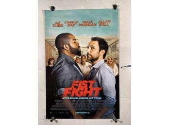 Fist Fight Vintage Rolled One Sheet Movie Theater Poster