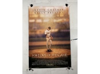 For Love Of The Game Vintage Rolled One Sheet Movie Theater Poster