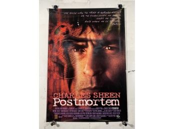 Postmortem Vintage Rolled One Sheet Movie Theater Poster