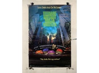 Teenage Mutant Ninja Turtles TMNT Vintage Rolled One Sheet Movie Theater Poster