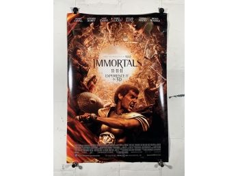 Immortals Vintage Rolled One Sheet Movie Theater Poster