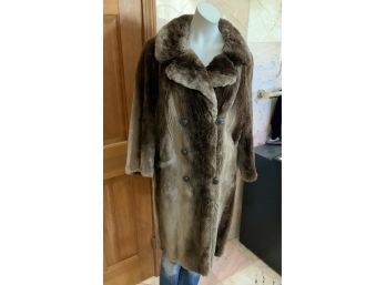 Vintage Full Length Beaver Coat ~ Lillian Fur Studio ~