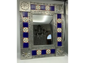 Metal & Tile Mirror