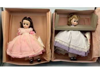 2 Madame Alexander Little Women Dolls ~ Beth & Meg ~